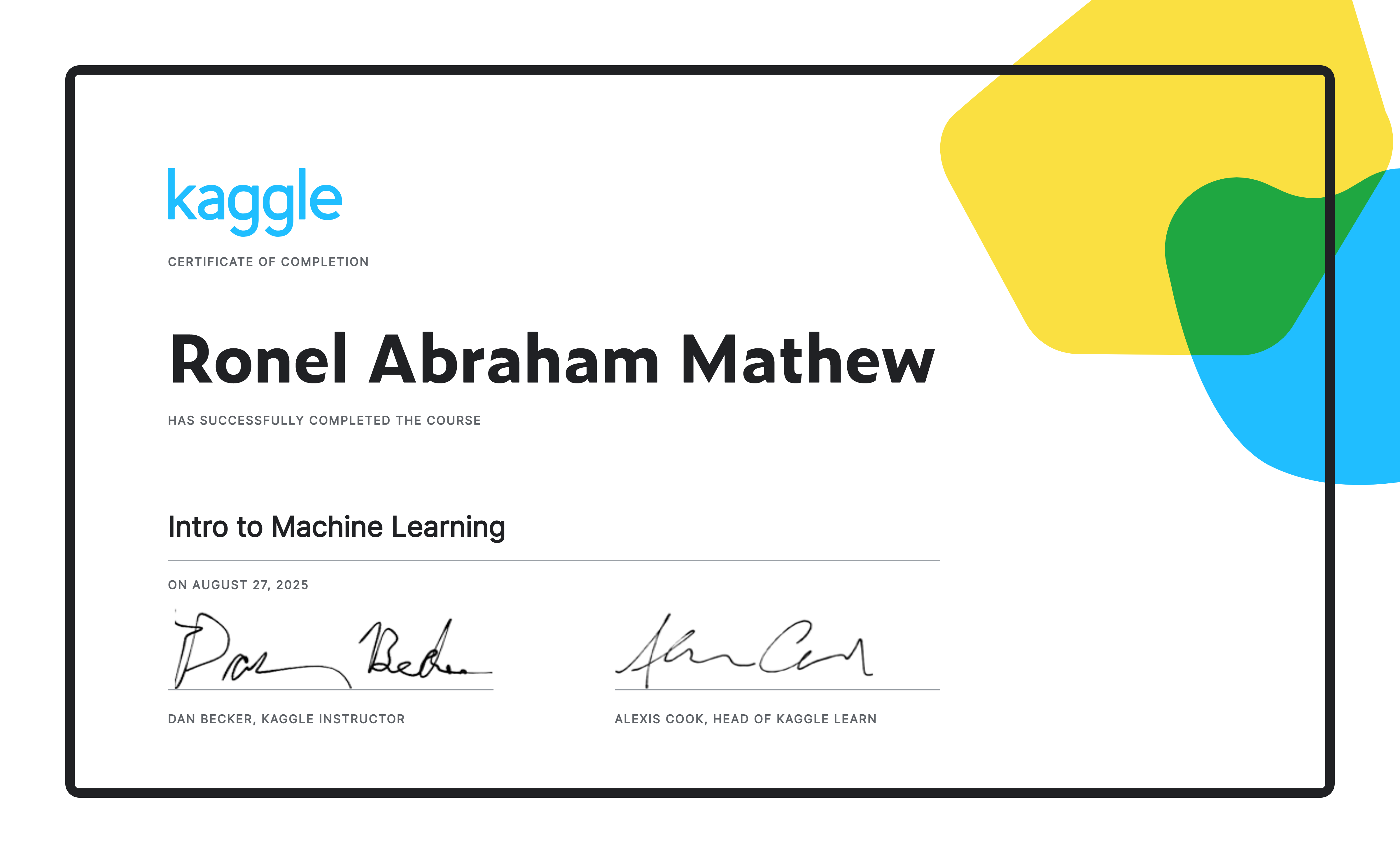 Kaggle ML